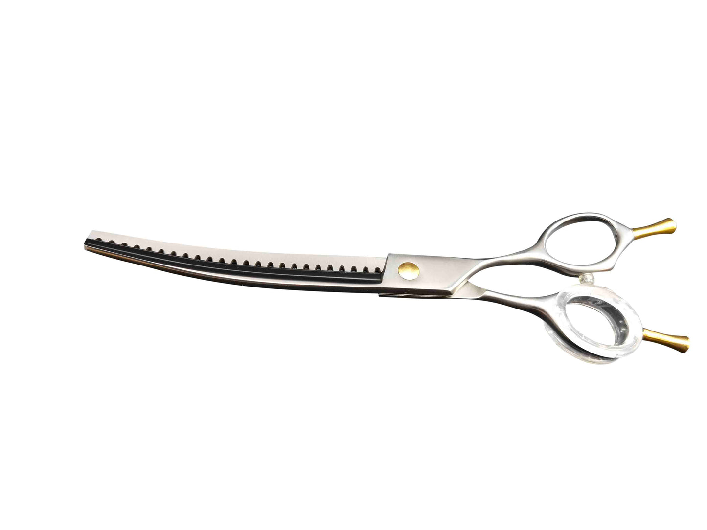 CHOMEY 7.5" 24 Teeth Curved Dog Grooming Chunker Scissors
