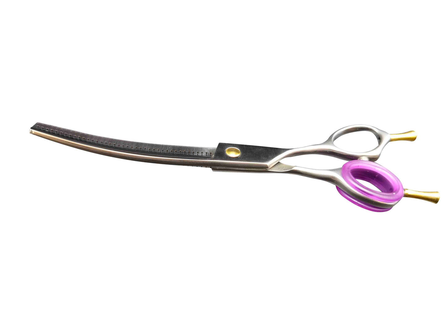 CHOMEY 7" 40 Teeth Curved Piano Teeth Dog Grooming Scissors (FLUFFER)