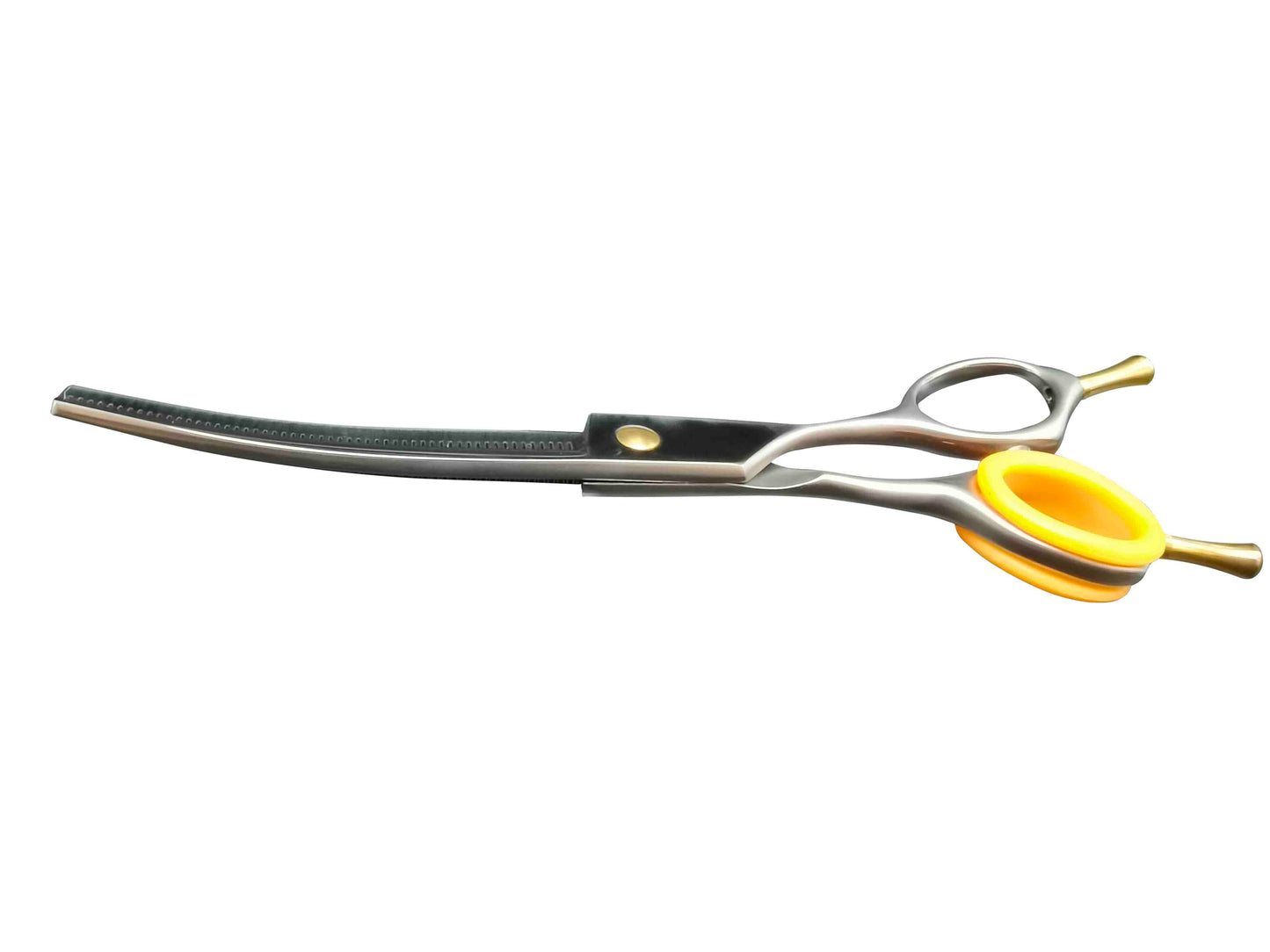 CHOMEY 7" 54 Teeth Curved Blending Dog Grooming Scissors