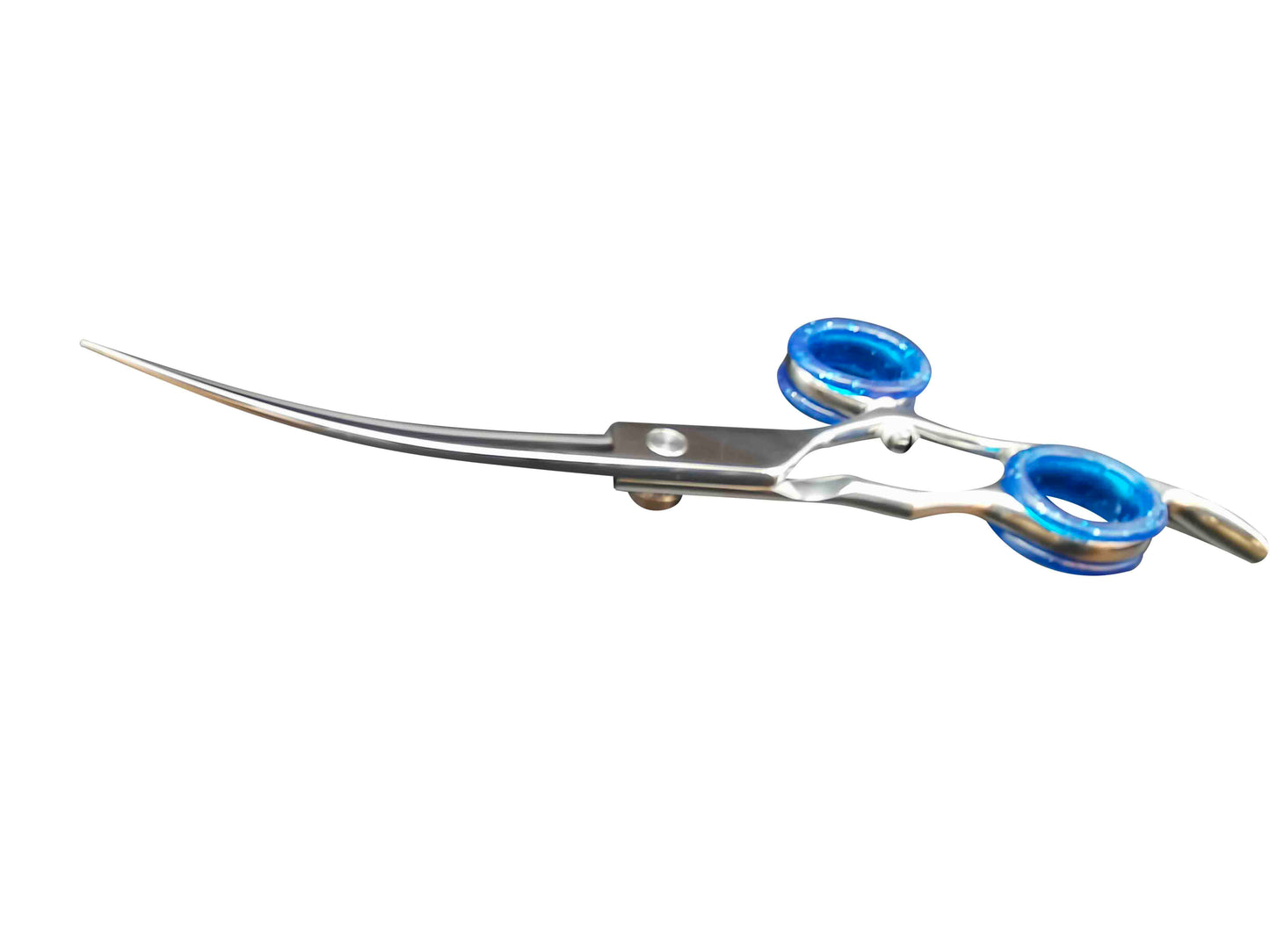 CHOMEY 7.5" Curved Dog Grooming Scissors with Swivel Handle