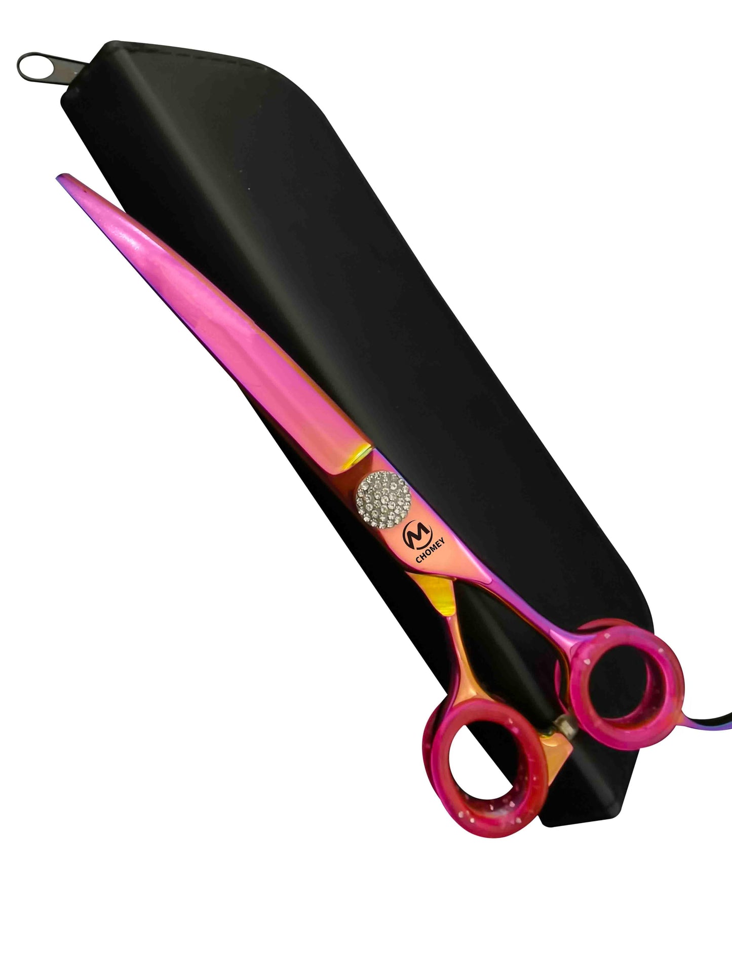 CHOMEY 7.5" Rainbow Curved Dog Grooming Scissors