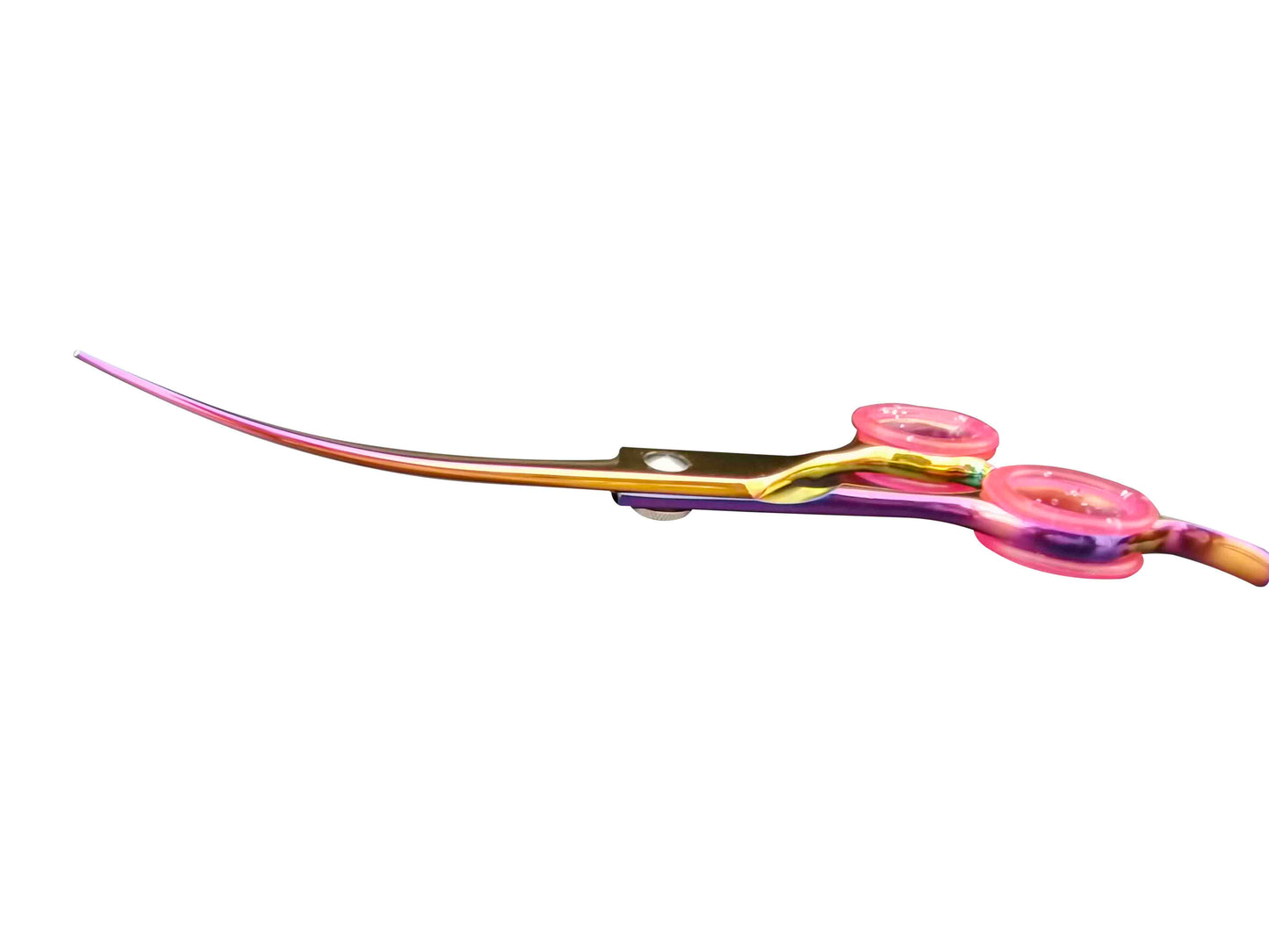 CHOMEY 7.5" Rainbow Curved Dog Grooming Scissors