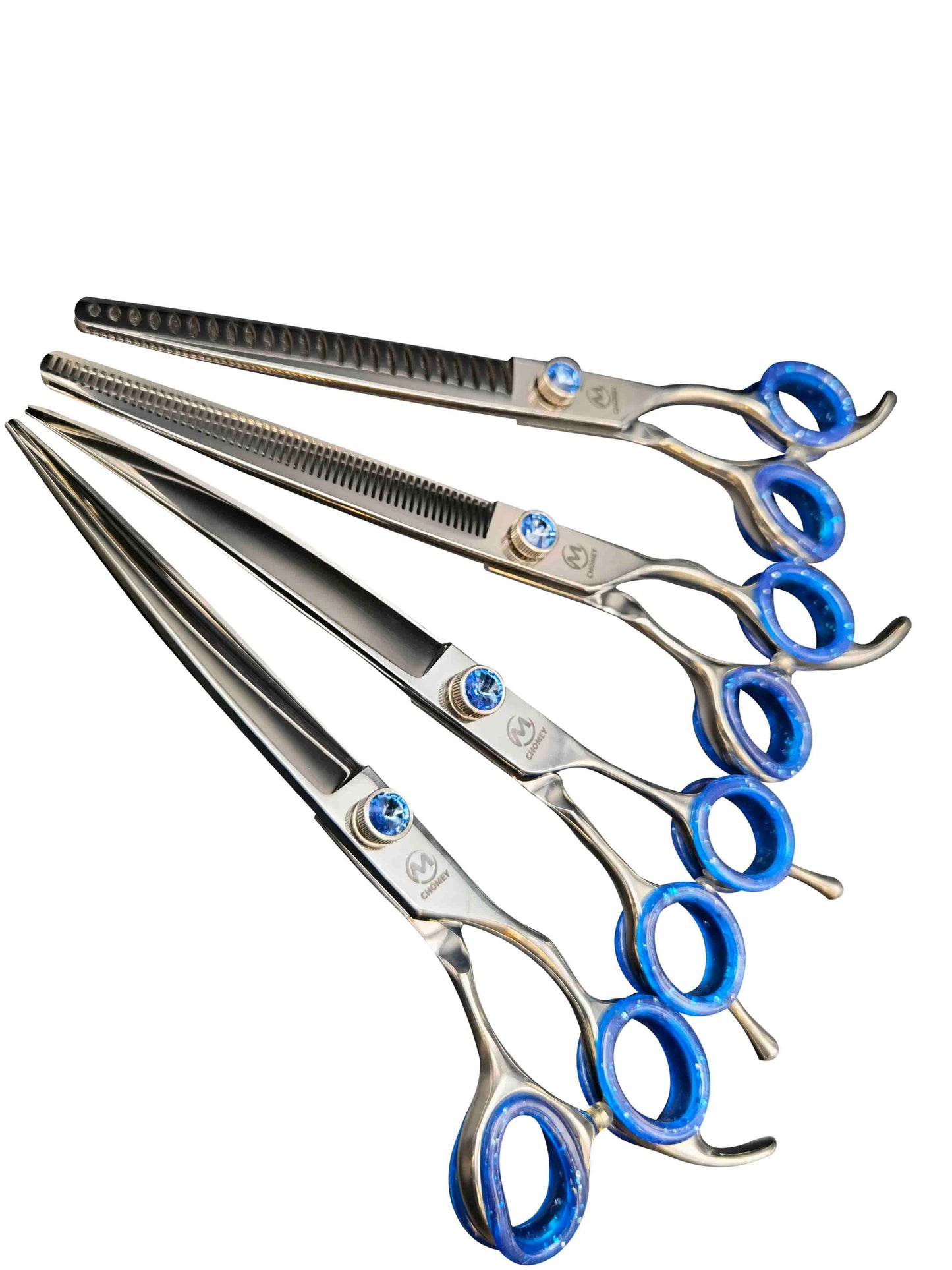 CHOMEY 7.5" Four Piece Dog Grooming Scissors Set