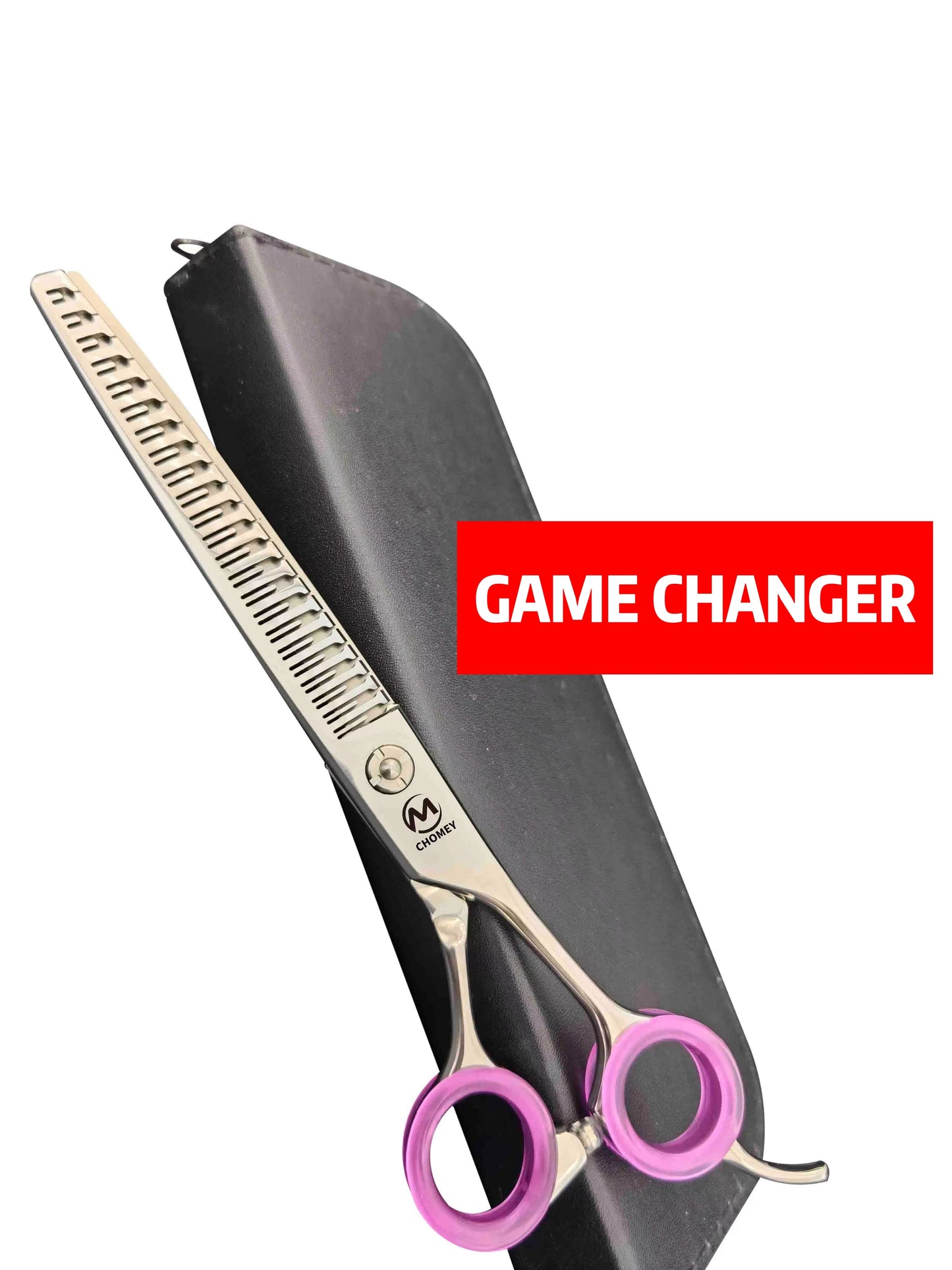 CHOMEY 7.5” GAME CHANGER Straight Dog Grooming Chunker Scissors