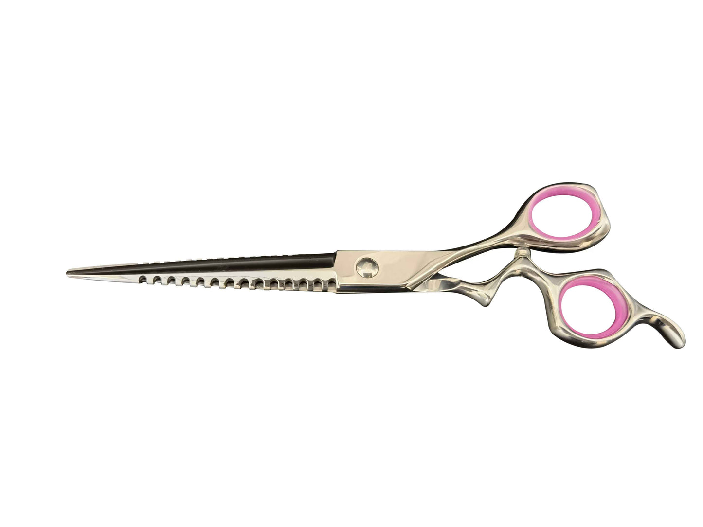 CHOMEY 7" Pink Straight Dog Grooming Scissors