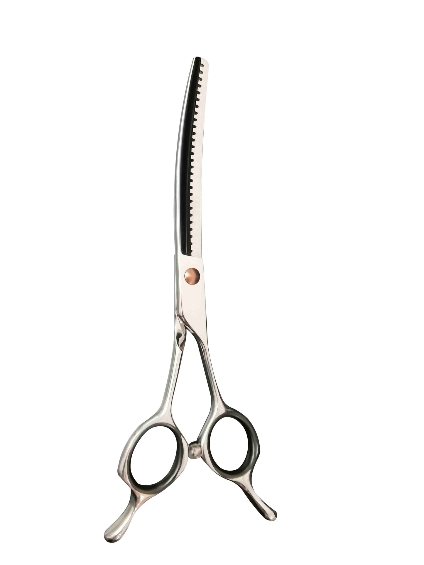 CHOMEY 7” 28Teeth Curved Dog Grooming Chunker Scissors