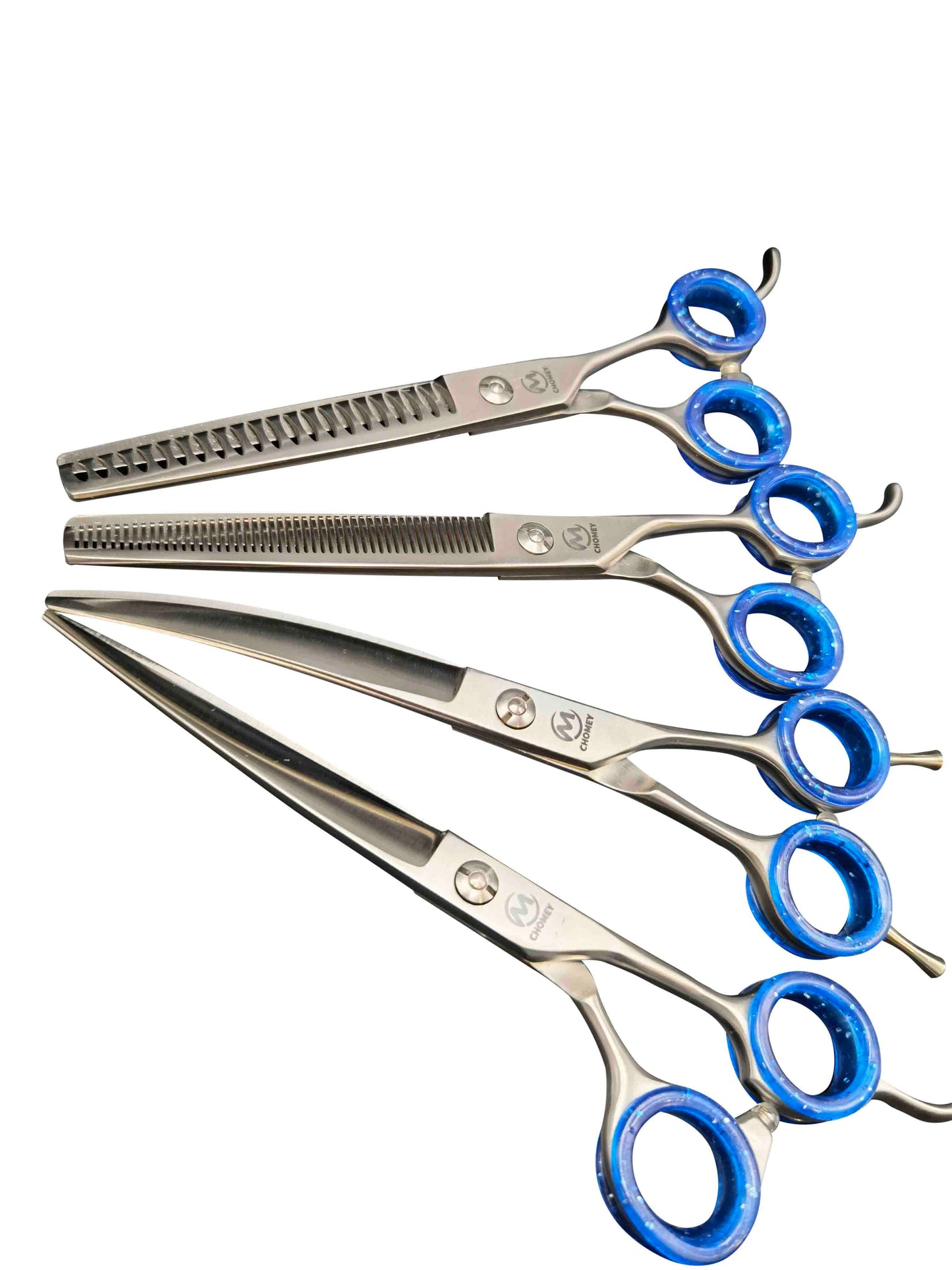 CHOMEY 7" Four Piece Dog Grooming Scissors Set